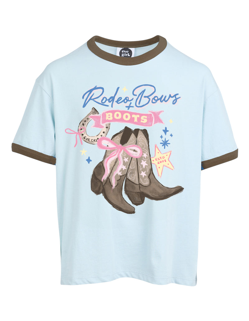 Load image into Gallery viewer, Eve Girls Boots Ringer Tee (Sizes 3-7)

