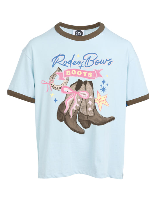 Eve Girls Boots Ringer Tee (Sizes 3-7)