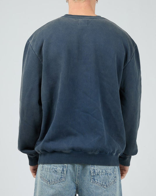 Silent Theory Mens Box Crew - Navy