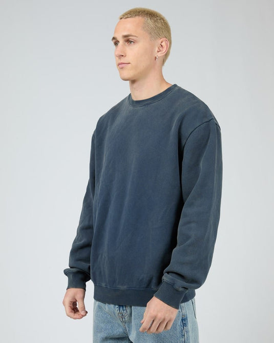 Silent Theory Mens Box Crew - Navy