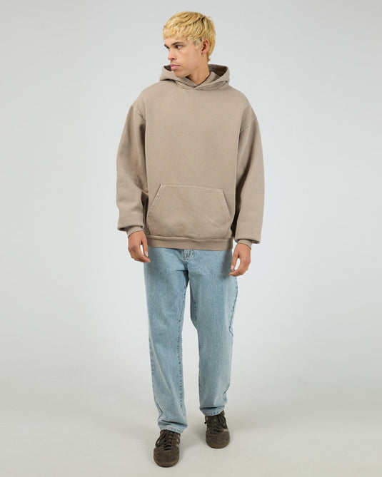 Silent Theory Box Hoodie - Cement