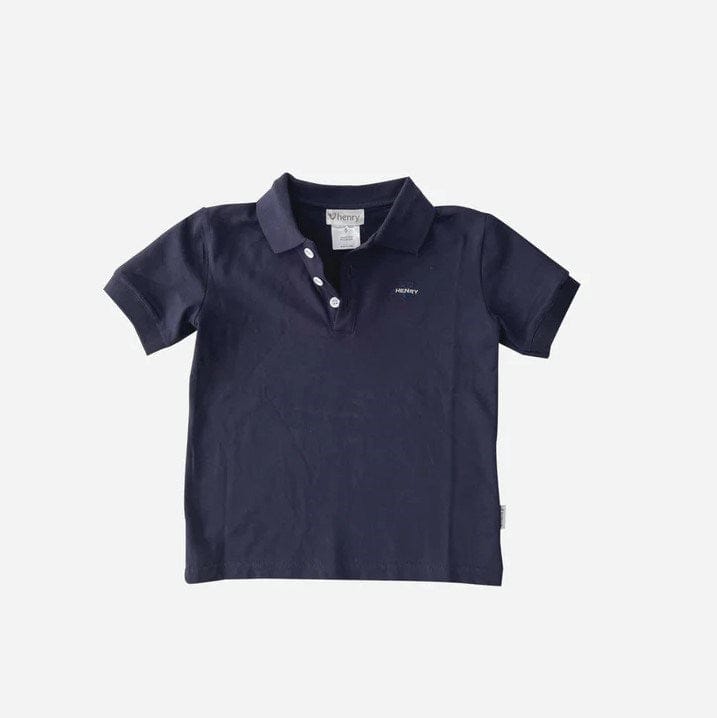 Load image into Gallery viewer, Love Henry Boys Polo Shirt - Navy
