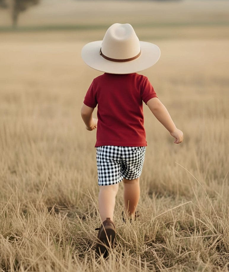 Load image into Gallery viewer, Love Henry Boys Polo Shirt - Red
