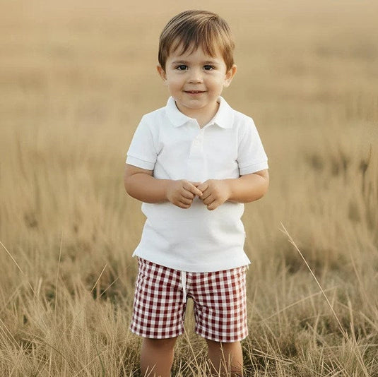 Love Henry Boys Polo Shirt - White