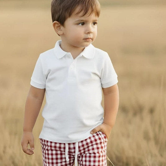 Love Henry Boys Polo Shirt - White