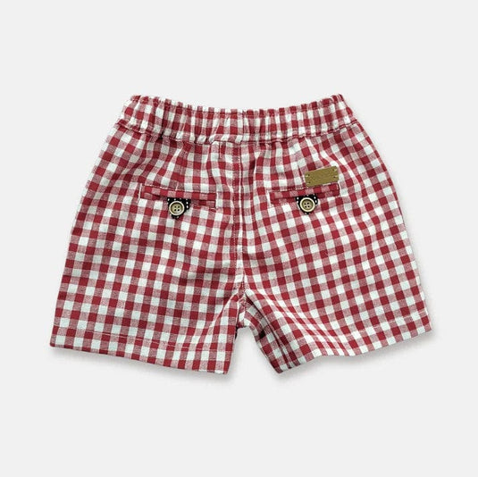 Love Henry Boys Sonny Shorts - Red Check
