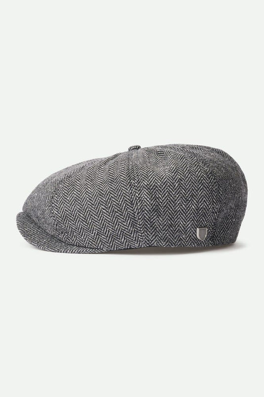 Brixton Mens Brood Snap Cap - Grey/Black