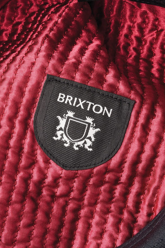Brixton Mens Brood Snap Cap - Grey/Black