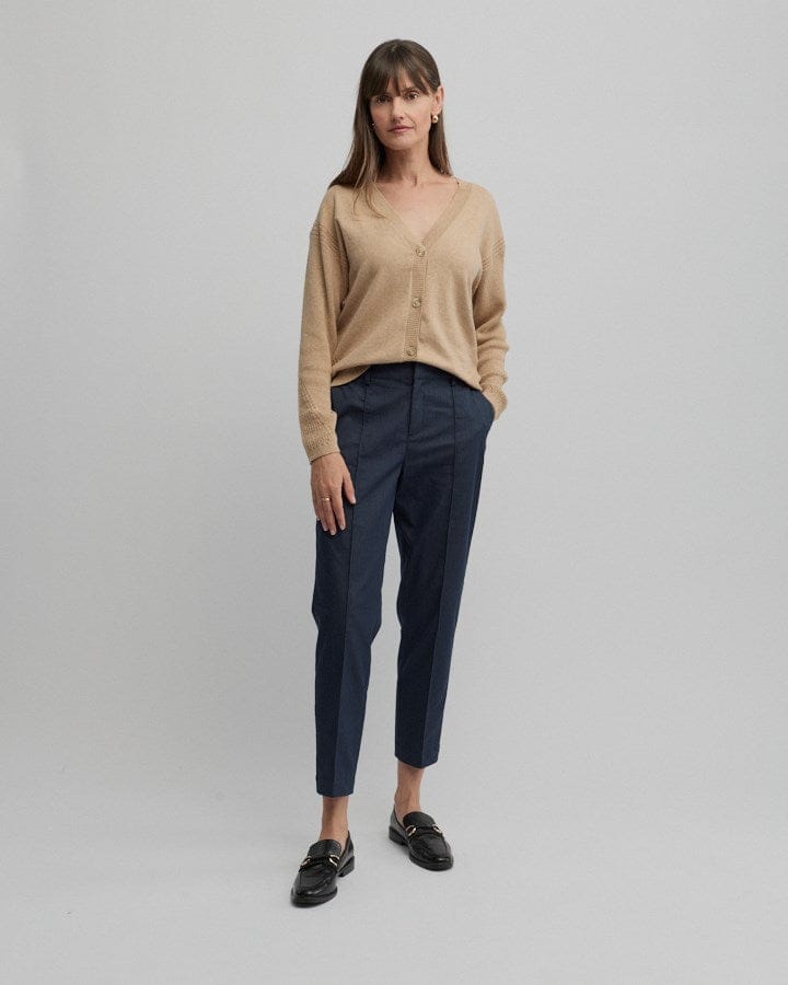 Load image into Gallery viewer, Yarra Trail Womens Cafe Cardigan - Camel Marle
