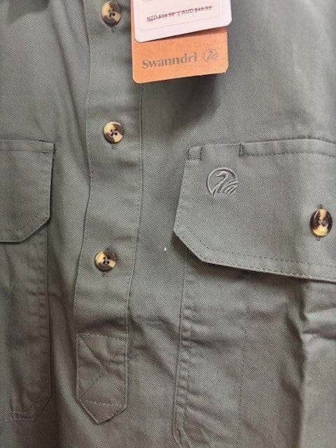 Load image into Gallery viewer, Swanndri Bendigo Closed Front Long Sleeve Work Shirt
