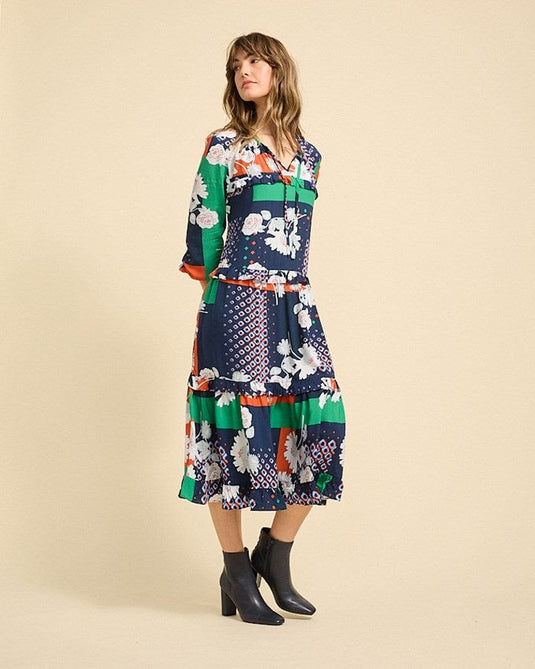Yarra Trail Womens Collage Print Dress