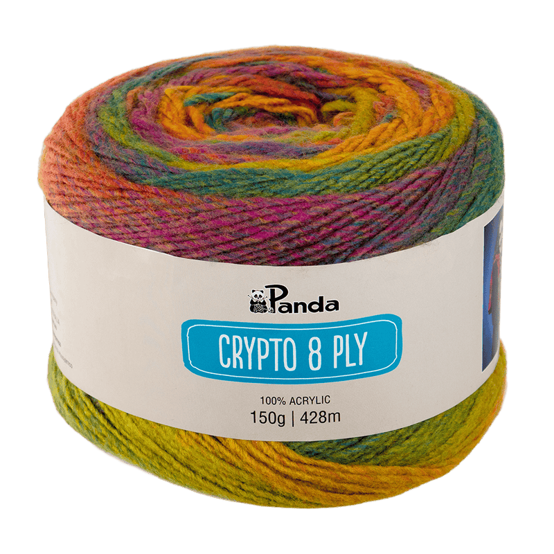 Load image into Gallery viewer, Panda Crypto 8 Ply Yarn - Gypsy
