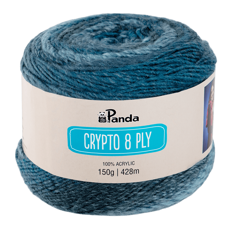 Load image into Gallery viewer, Panda Crypto 8 Ply Yarn - Arctic
