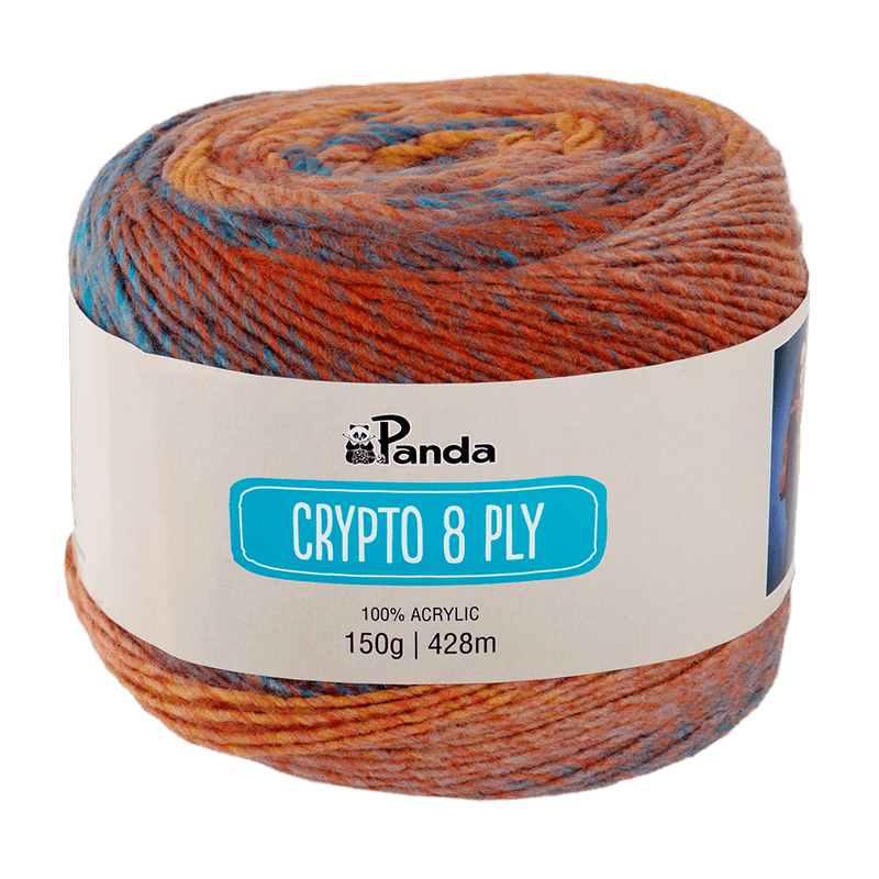 Load image into Gallery viewer, Panda Crypto 8 Ply Yarn - Tropical
