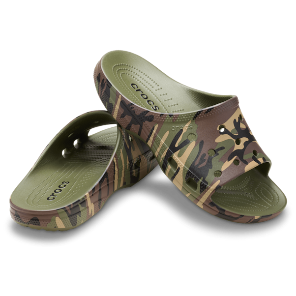 Load image into Gallery viewer, Crocs Men’s Camouflage Saturday Slide
