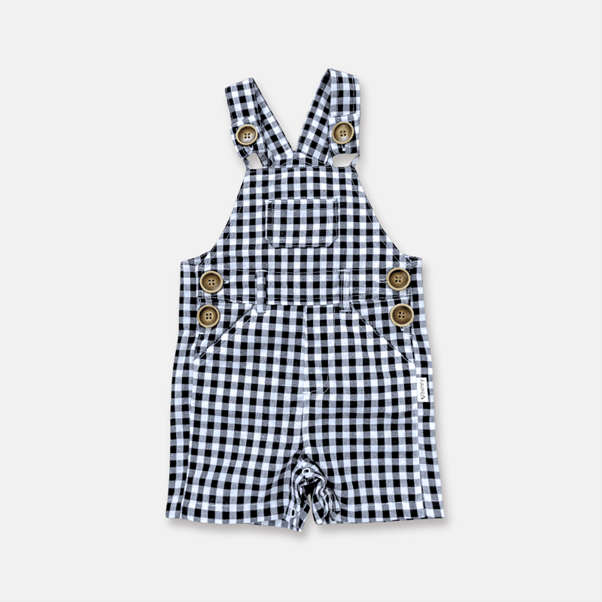 Love Henry Baby Boys Roy Dungaree - Navy Check