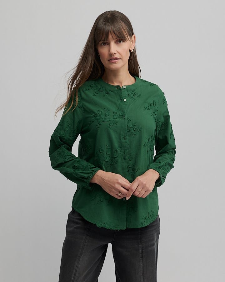 Load image into Gallery viewer, Yarra Trail Womens Dainty Shirt - Navy
