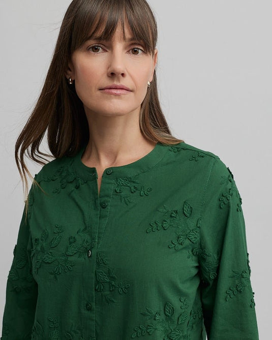 Yarra Trail Womens Dainty Shirt - Navy