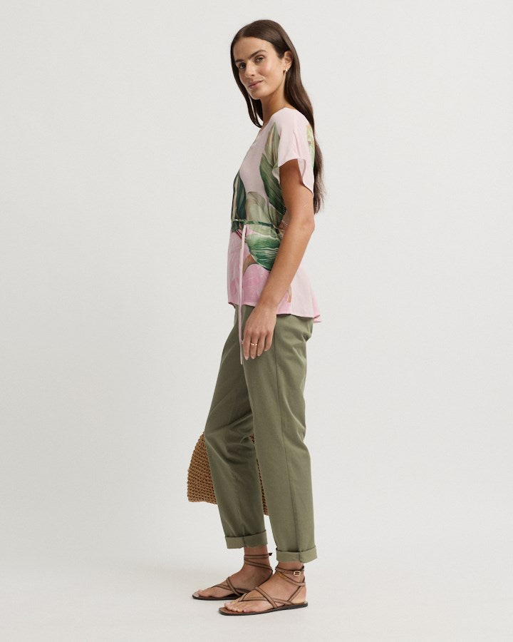 Load image into Gallery viewer, Yarra Trail Womens Deliciosa Cap Sleeve Top
