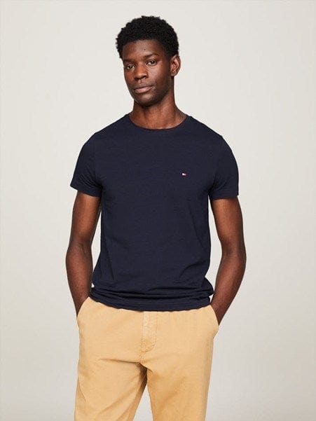 Tommy Hilfiger Mens Essential Tee - Desert Sky