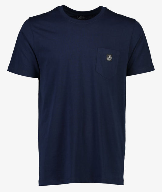 Swanndri Duval V4 Plain Pocket T Shirt - Navy