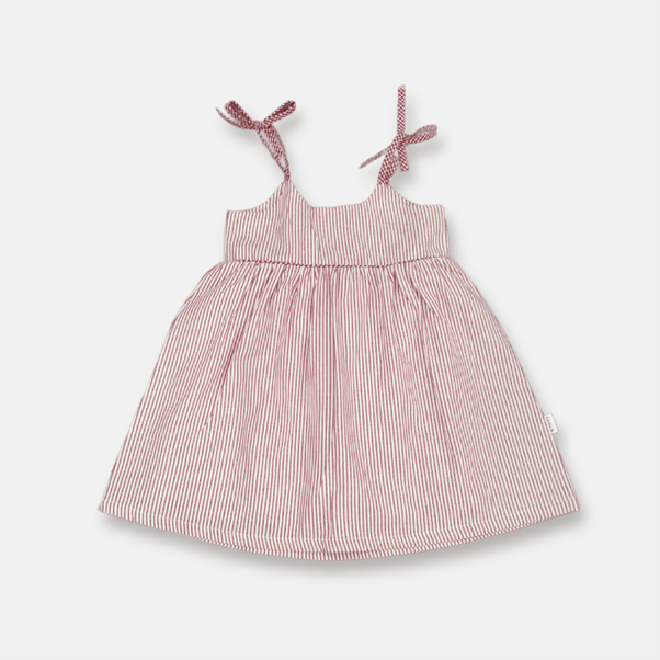 Love Henry Girls Eden Dress - Red Stripe