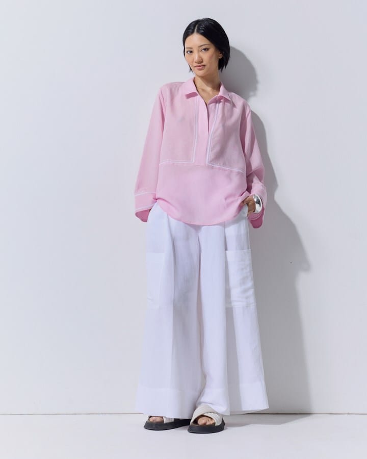 Load image into Gallery viewer, Marco Polo Womens Embroidered Overshirt
