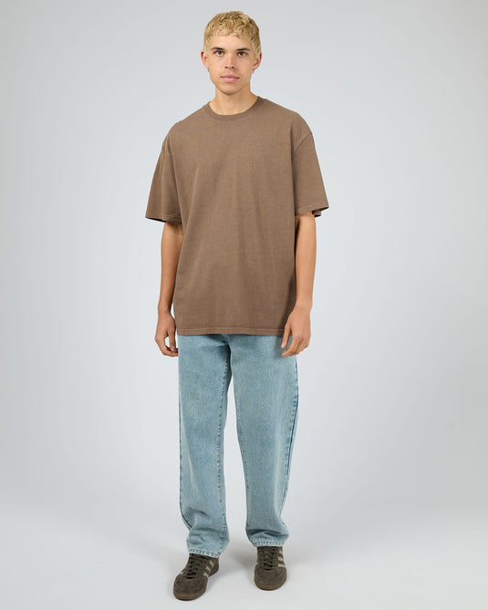 Silent Theory Mens Essential Theory Tee - Mocha