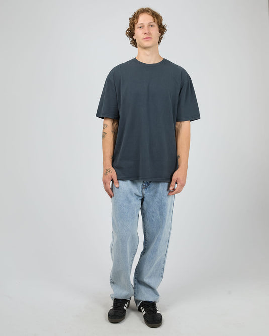 Silent Theory Mens Essential Theory Tee - Navy