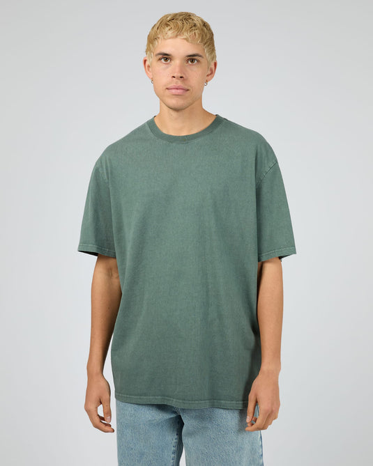 Silent Theory Mens Essential Theory Tee - Pine