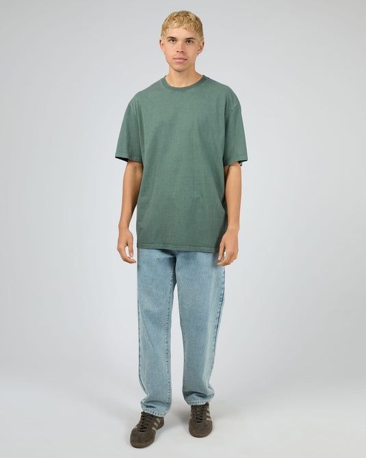 Silent Theory Mens Essential Theory Tee - Pine