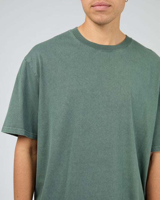 Silent Theory Mens Essential Theory Tee - Pine