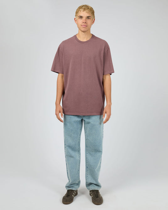 Silent Theory Mens Essential Theory Tee - Vino