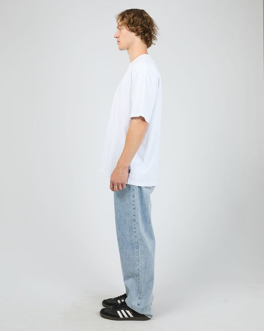 Silent Theory Mens Essential Theory Tee - White