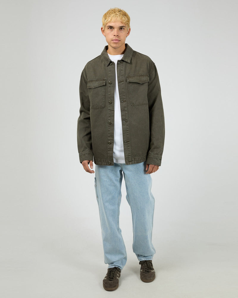 Load image into Gallery viewer, Silent Theory Fade Overshirt - Khaki
