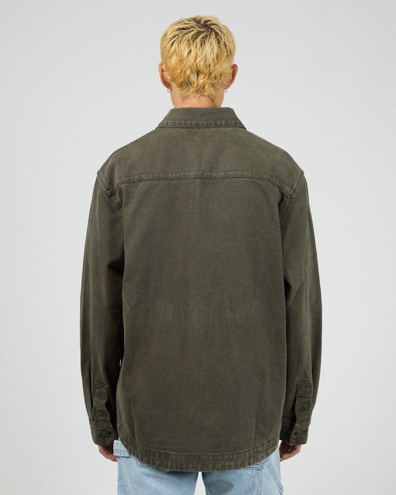 Load image into Gallery viewer, Silent Theory Fade Overshirt - Khaki
