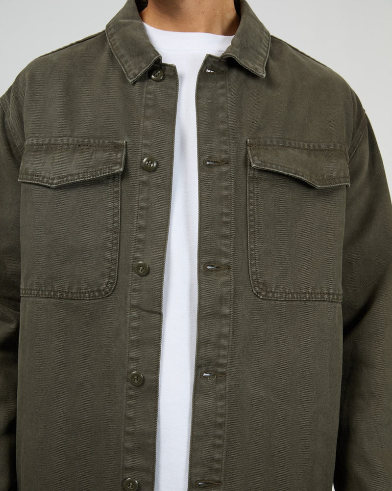 Load image into Gallery viewer, Silent Theory Fade Overshirt - Khaki
