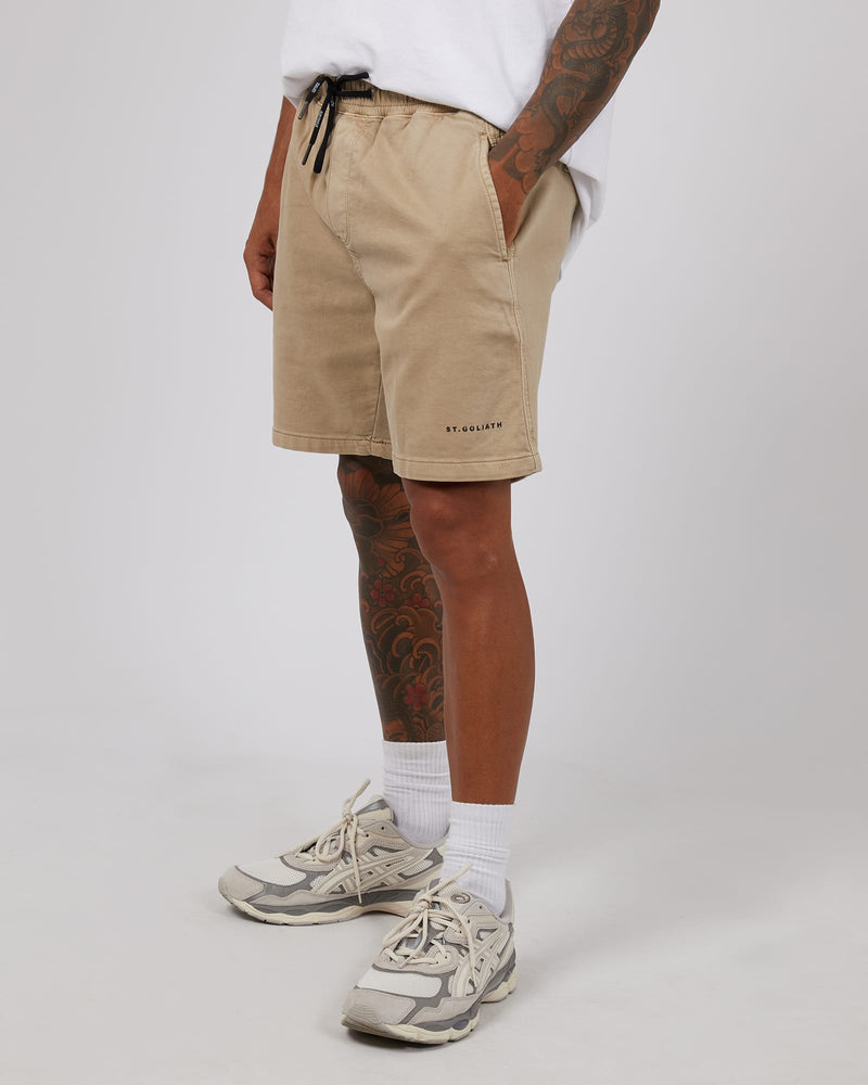 Load image into Gallery viewer, St Goliath Mens Fairhaven Short - Sand

