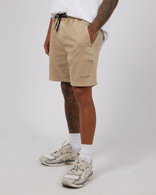 St Goliath Mens Fairhaven Short - Sand