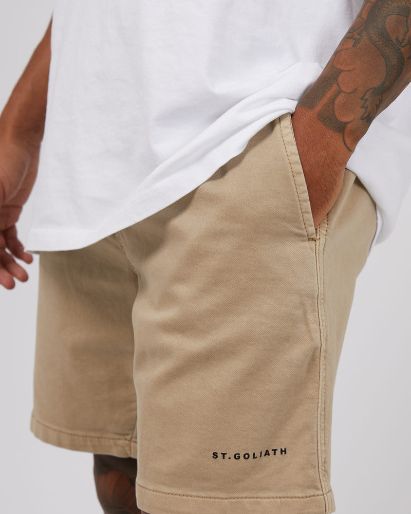 Load image into Gallery viewer, St Goliath Mens Fairhaven Short - Sand
