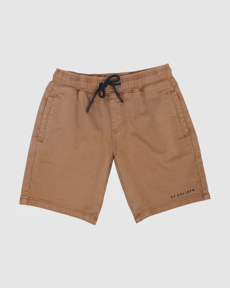Load image into Gallery viewer, St Goliath Boys Fairhaven Short - Tan
