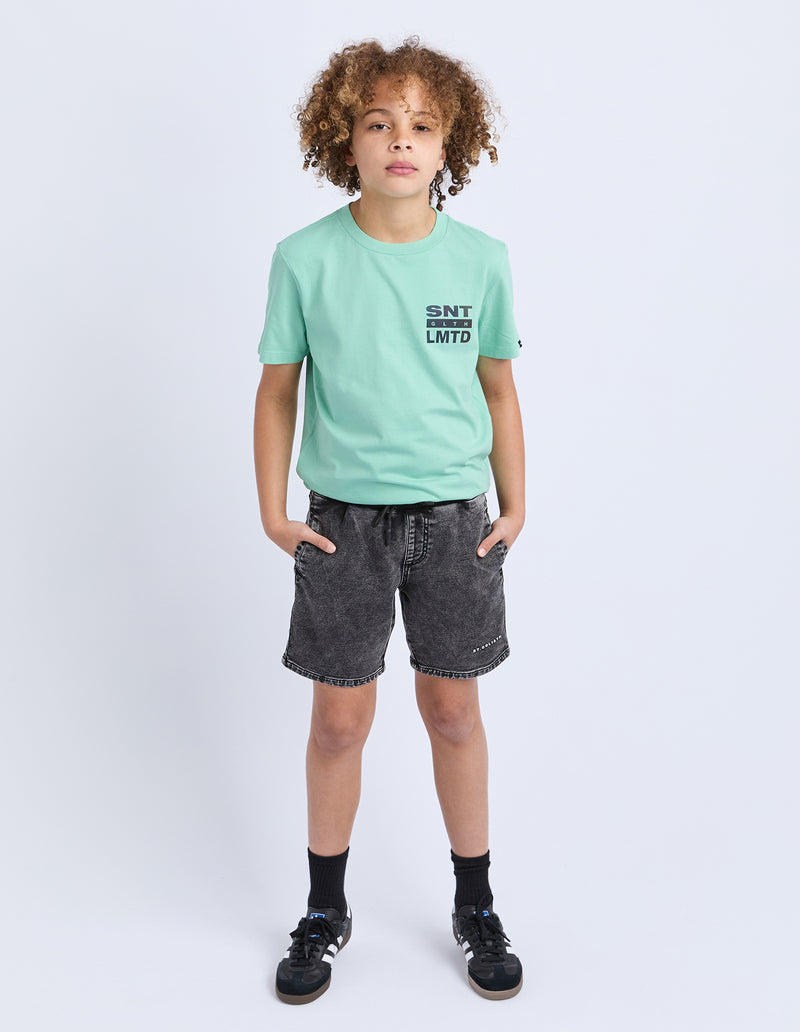 Load image into Gallery viewer, St Goliath Boys Fairhaven Shorts - Washed Black
