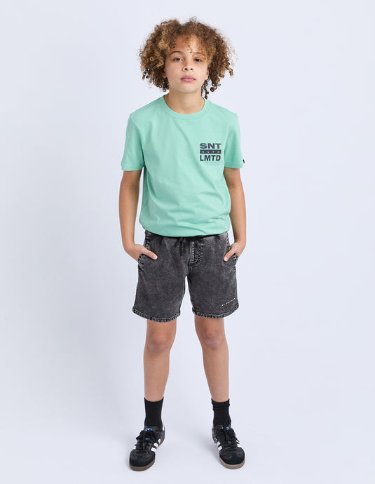 St Goliath Boys Fairhaven Shorts - Washed Black
