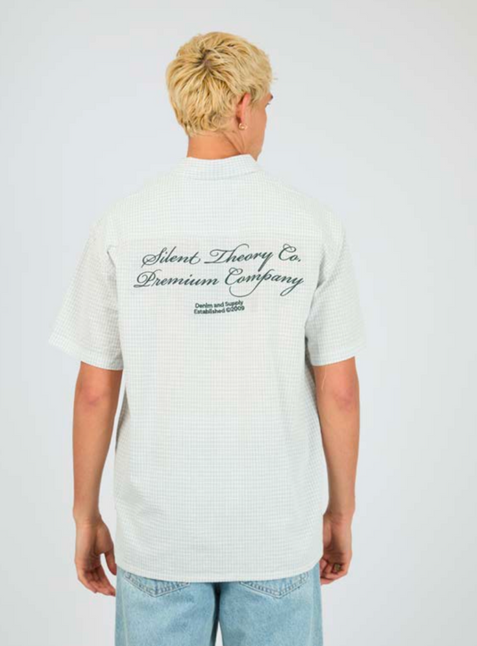 Silent Theory Mens Flinders Shirt - Sky