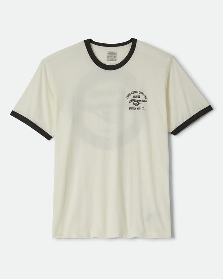 Load image into Gallery viewer, Brixton Ford Mustang Ringer T-Shirt
