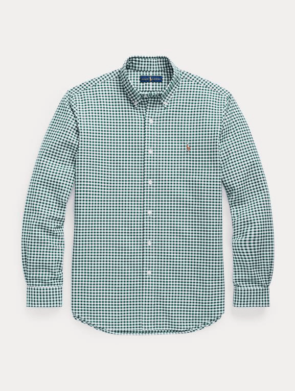 Load image into Gallery viewer, Ralph Lauren Mens Custom Fit Gingham Oxford Shirt
