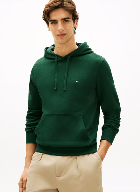 Tommy Hilfiger Mens Flag Embroidery Terry Hoodie