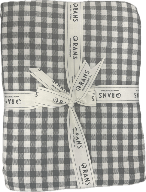 Rans Gingham Round Tablecloth - 180cm Round