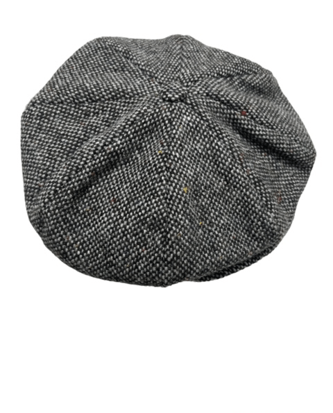 Hanna Hats Mens Plain Tweed 8 Piece Cap