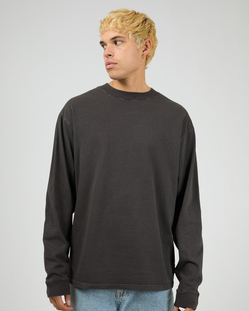 Load image into Gallery viewer, Silent Theory Heavyweight Long Sleeve Tee - Coal
